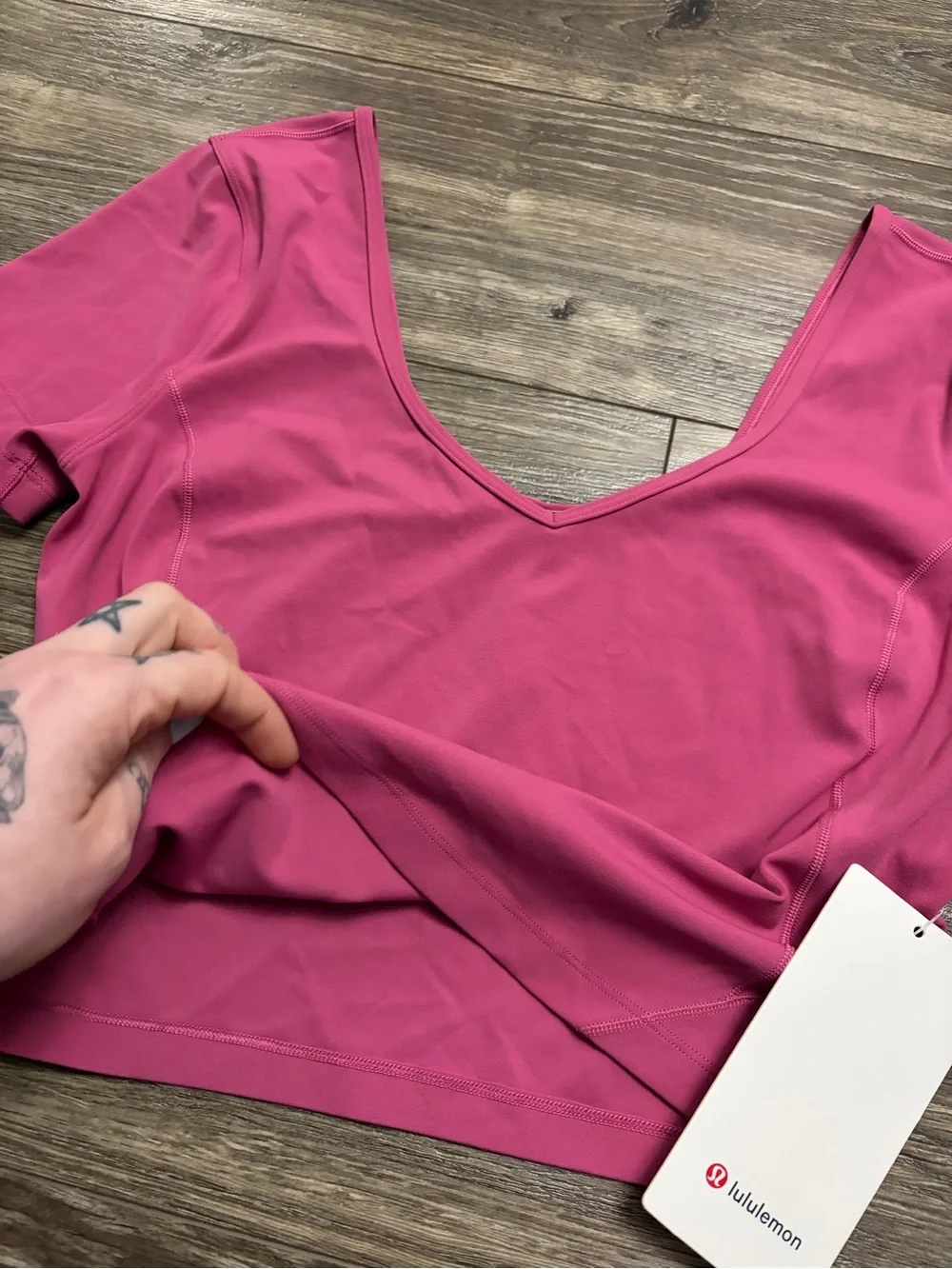 NWT Lululemon Align T-Shirt (Pink Lychee) Size 8